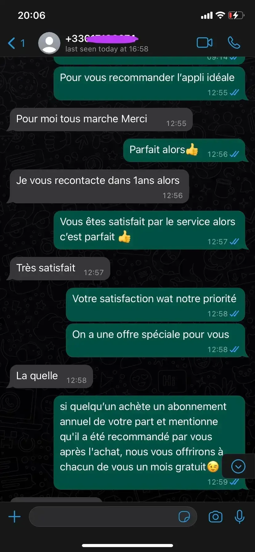Avis client WhatsApp IPTV Abonnement Fiable — Très satisfait ✅